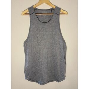 Legends Womens Athletic Workout Gym Tank Sz L Blue Gray Sleeveless